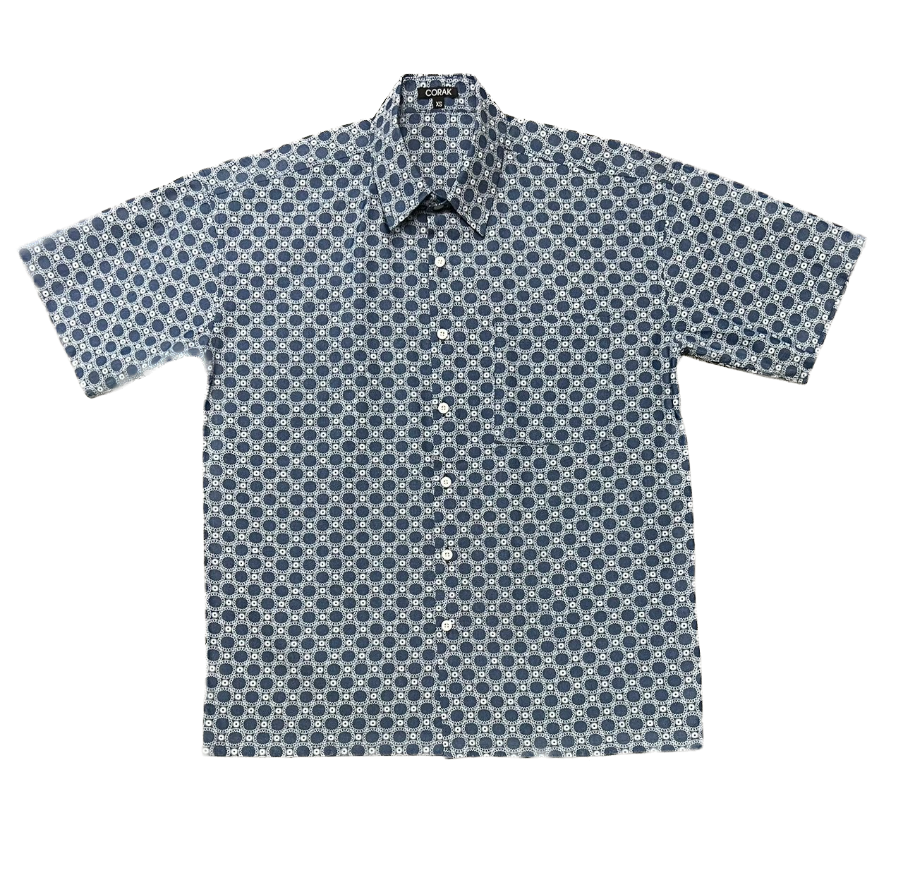 Circle Fake Embroidery Shirt