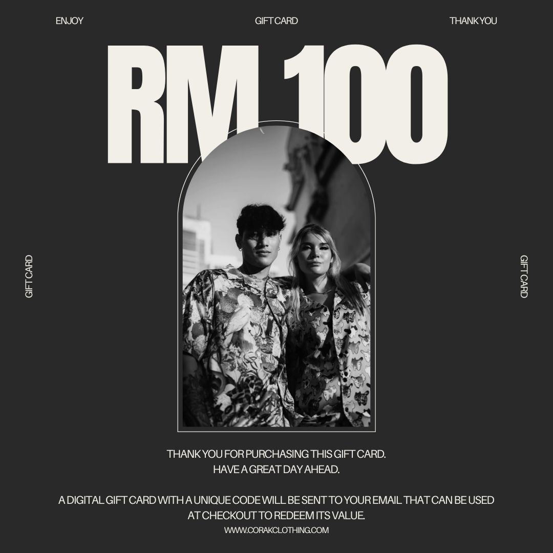 RM 100 CORAK CLOTHING GIFT CARD