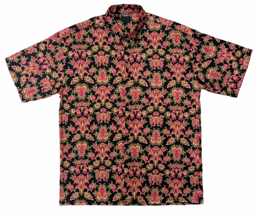 Brown Pink Batik Shirt