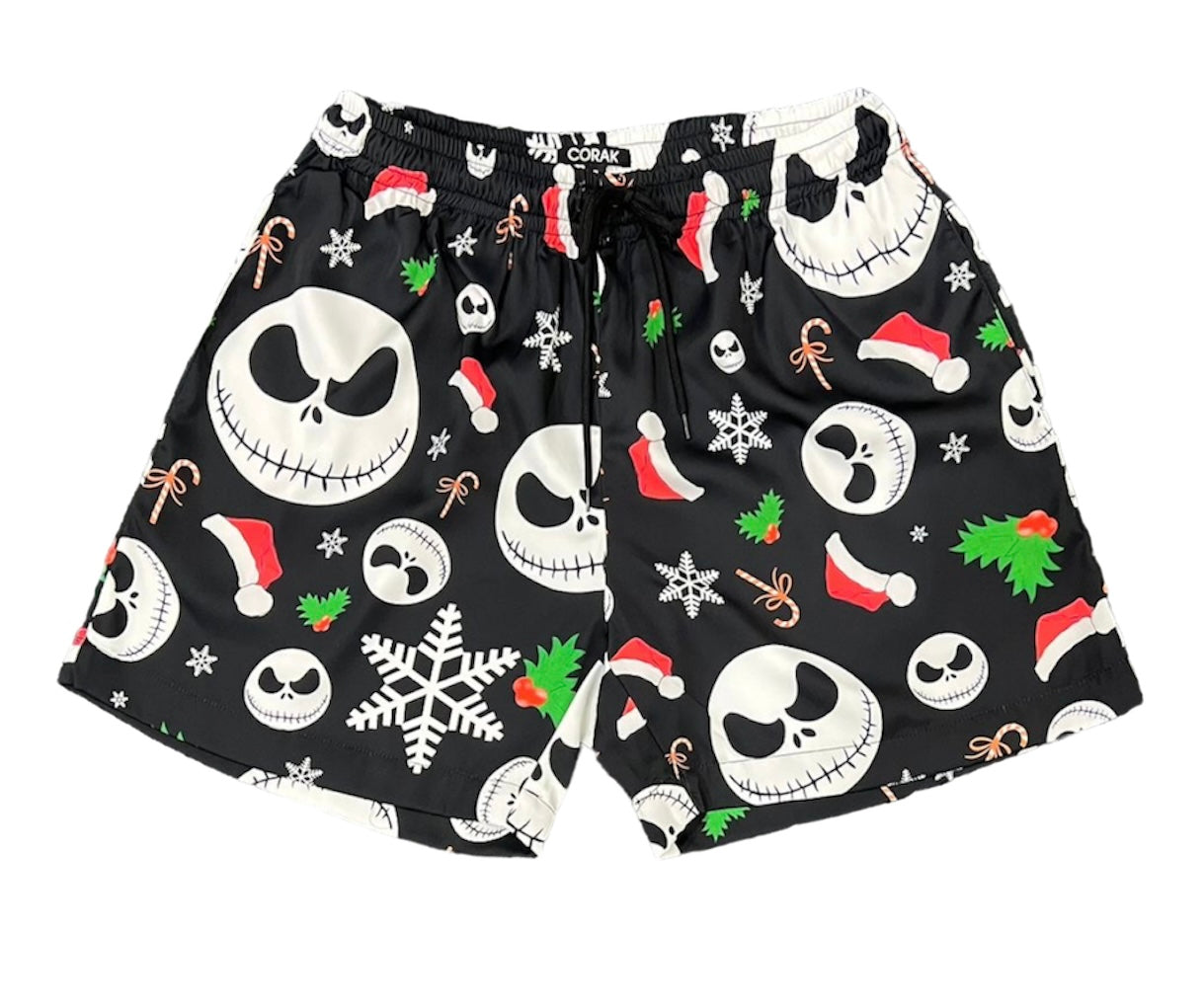 Christmas Skull Shorts