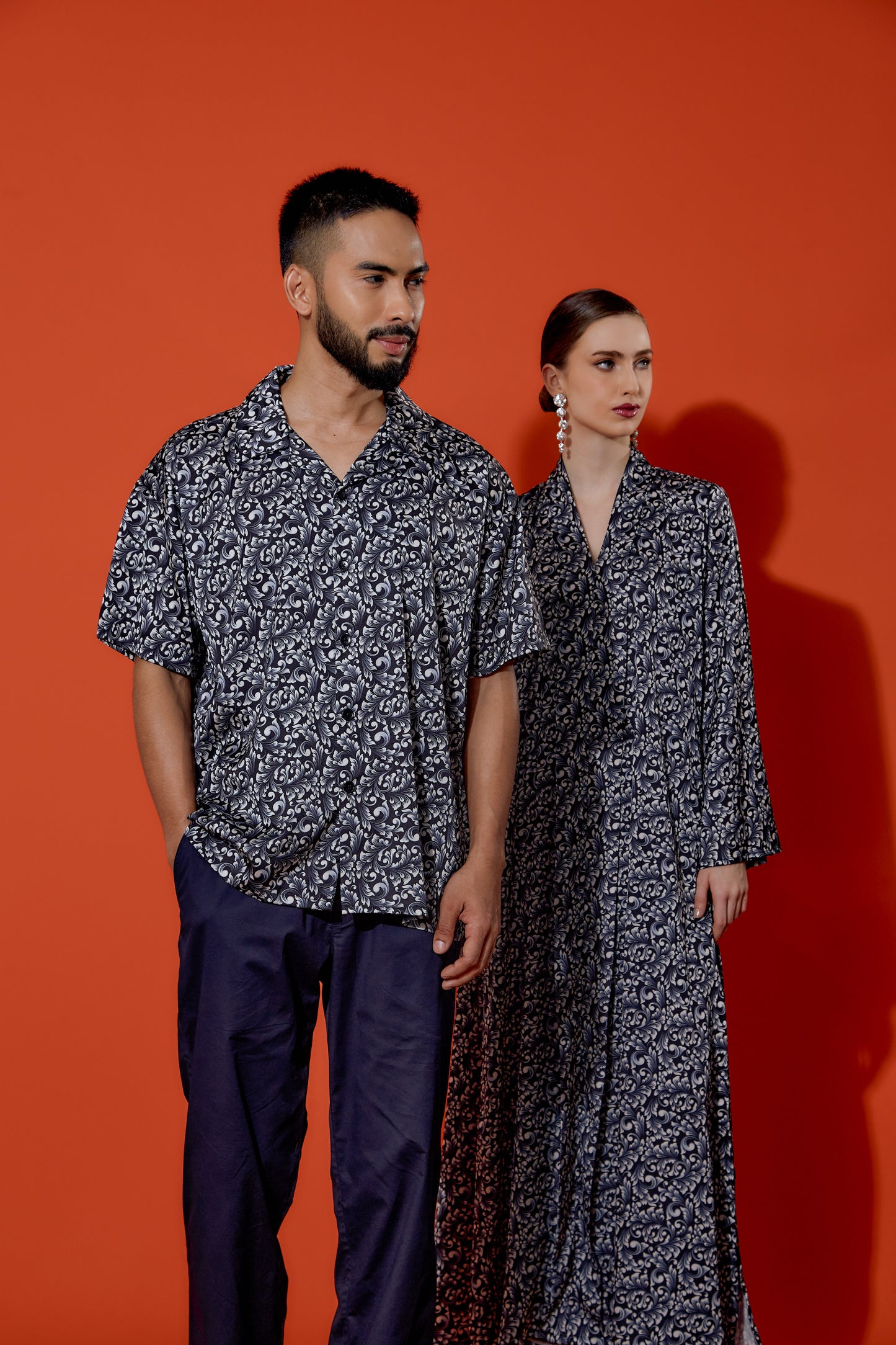 MURNI ROCOCO BLACK SHIRT