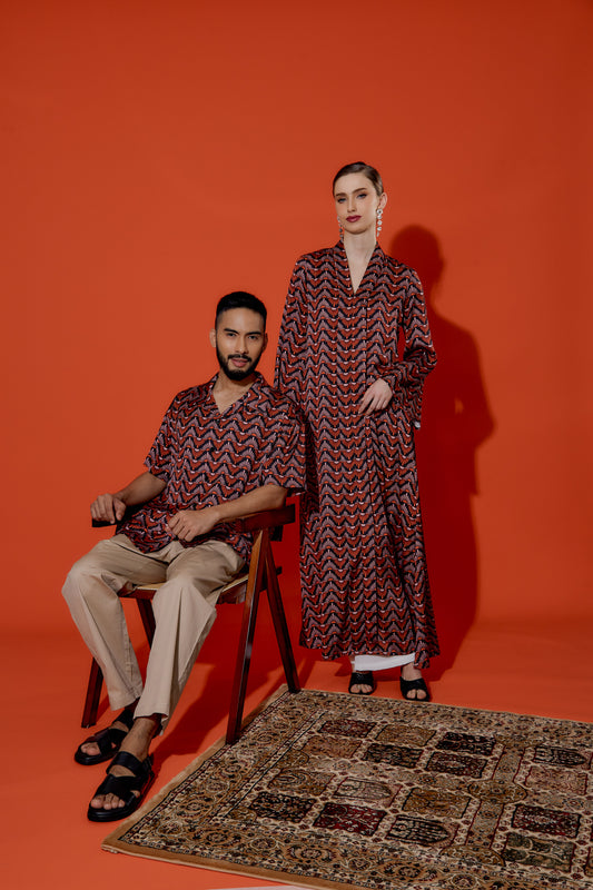 MURNI ORANGE SUNSHINE SHIRT