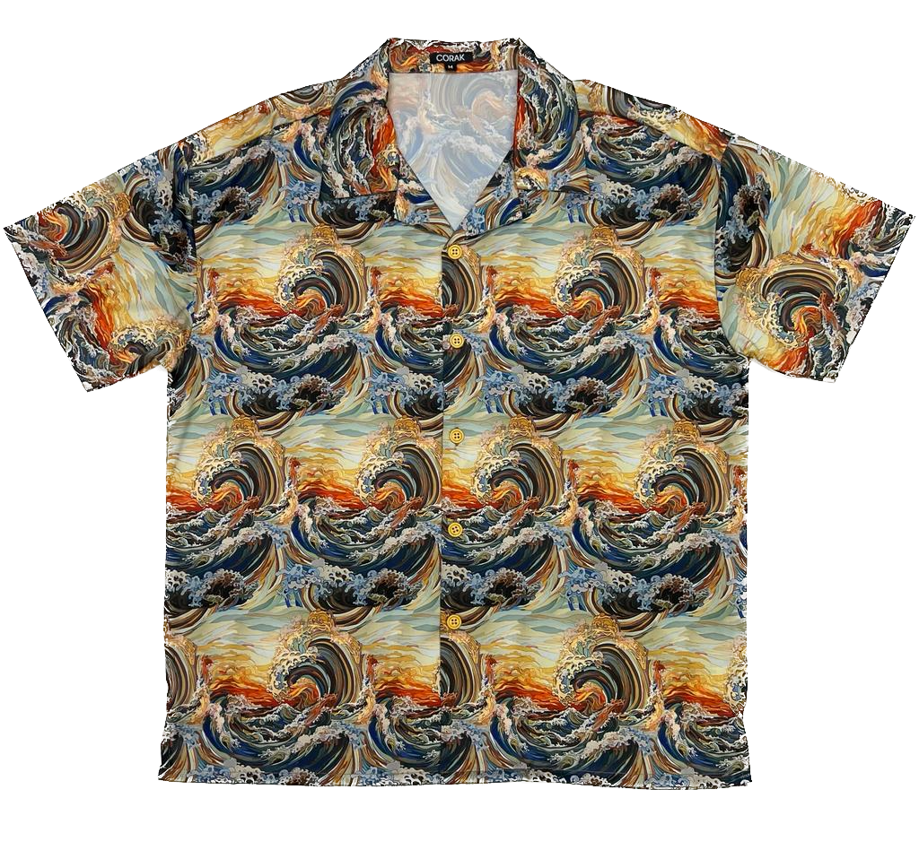 Orange Wave Shirt