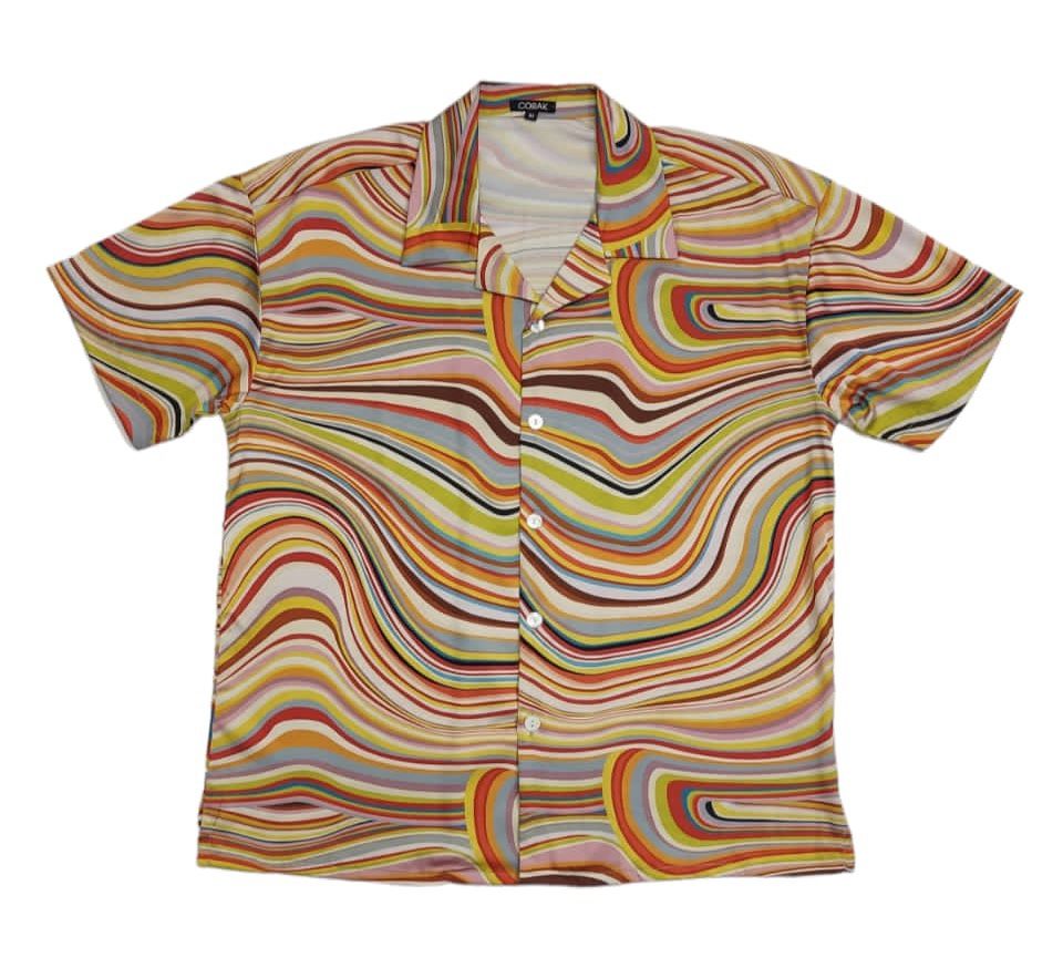 BAINUN MULTICOLOUR SWIRL SHIRT