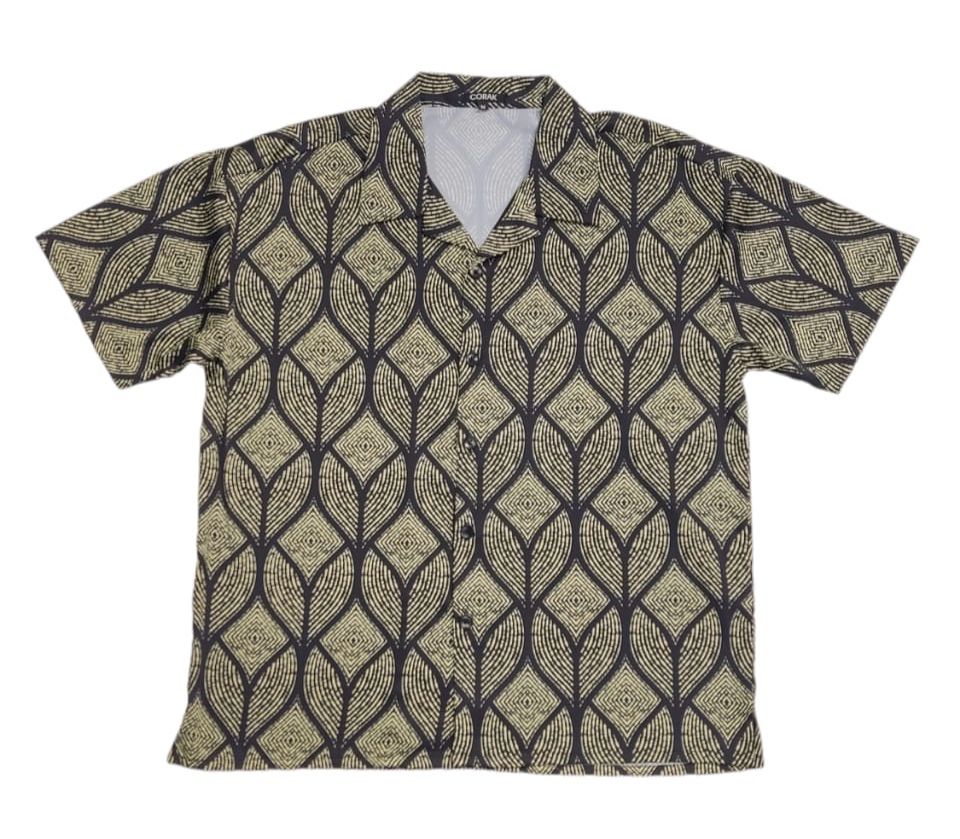 WAWA BLACK OLIVE BATIK SHIRT
