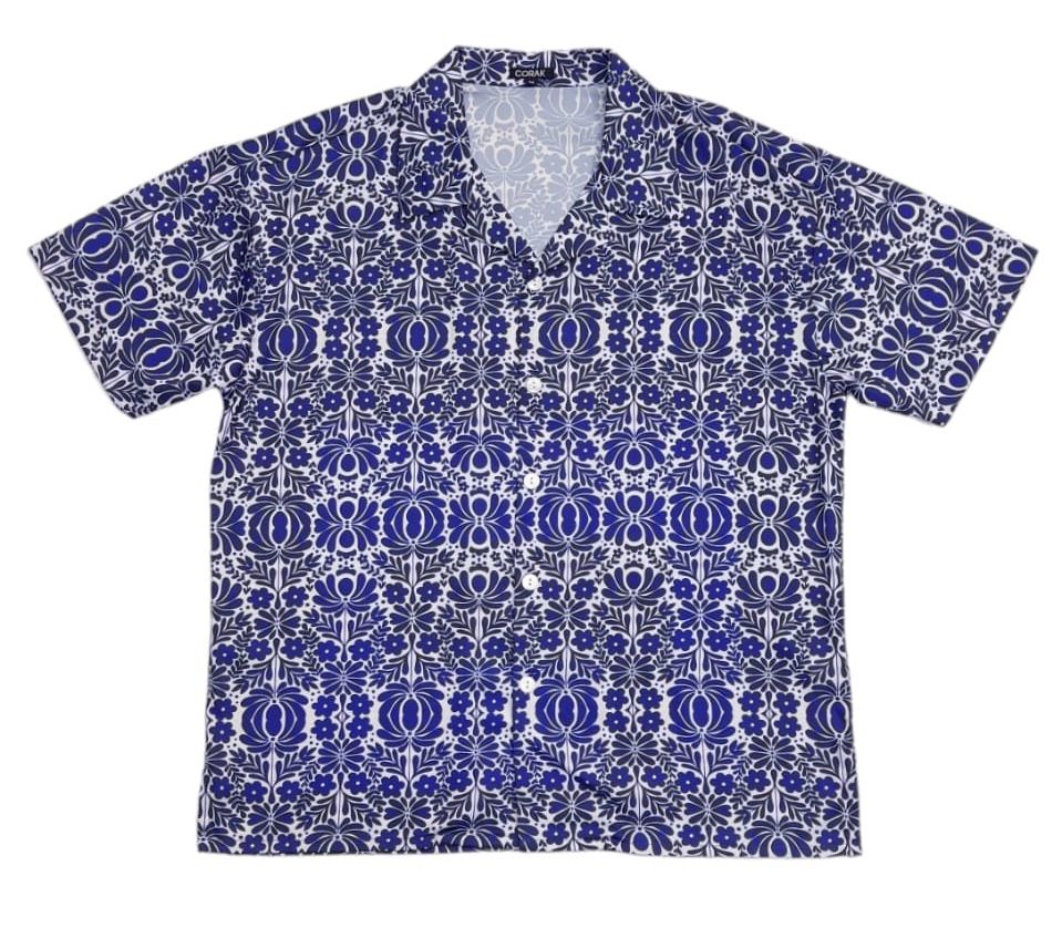 MURNI CHINA BLUE FLORAL SHIRT