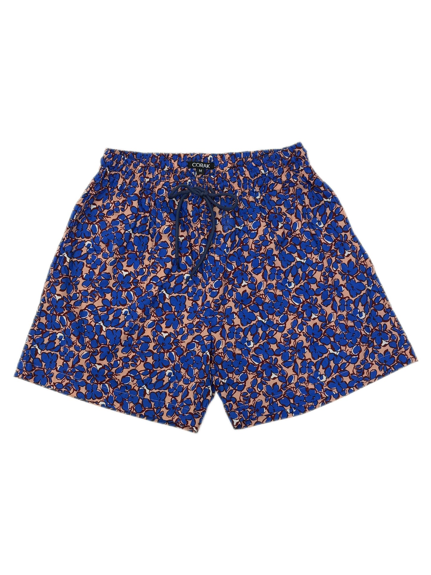 Blue Flower Shorts