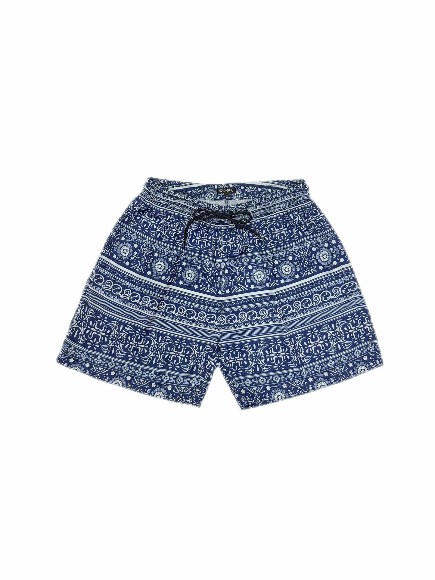 Horizontal Print Shorts