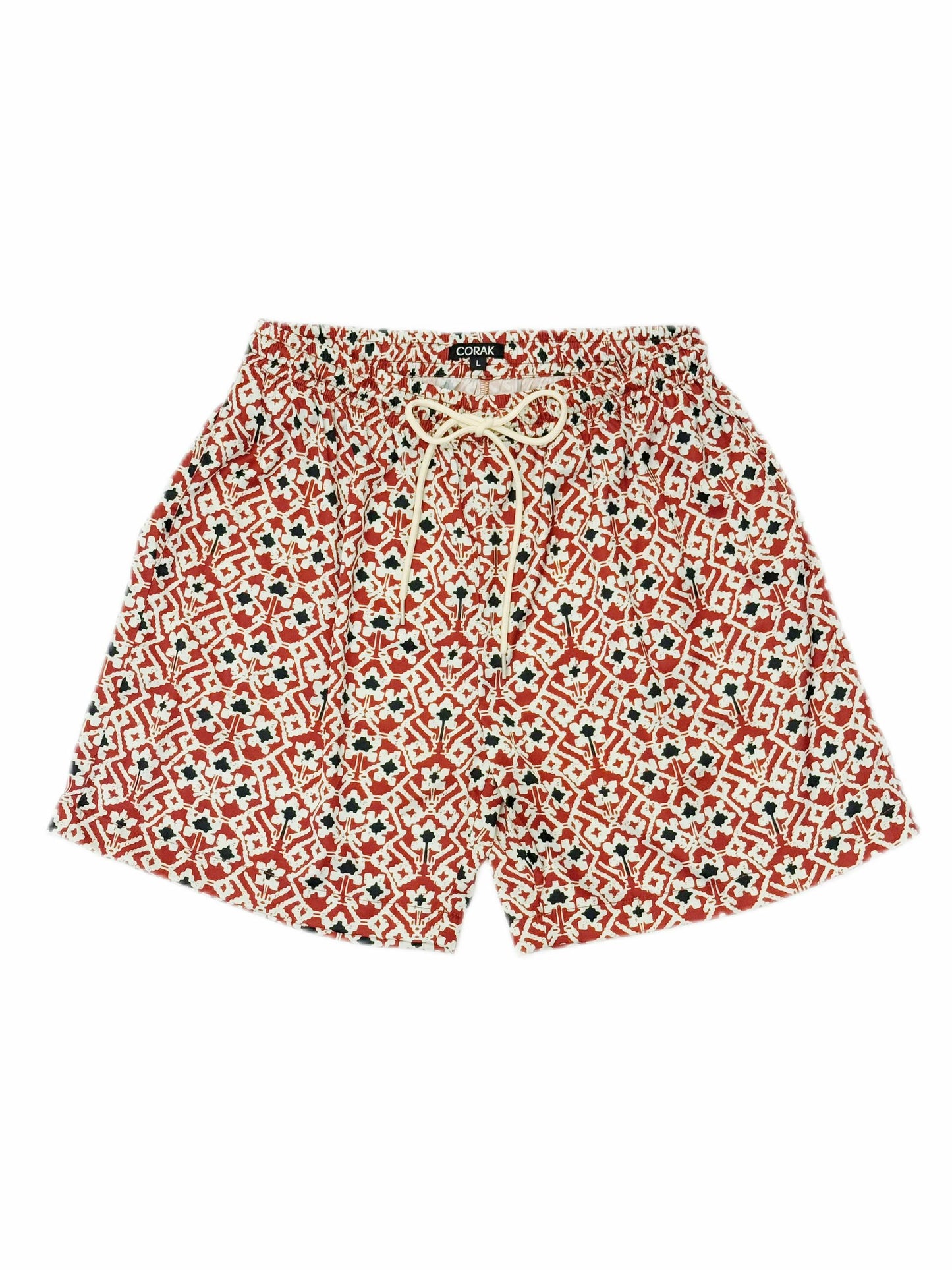 Geometric Batik Shorts
