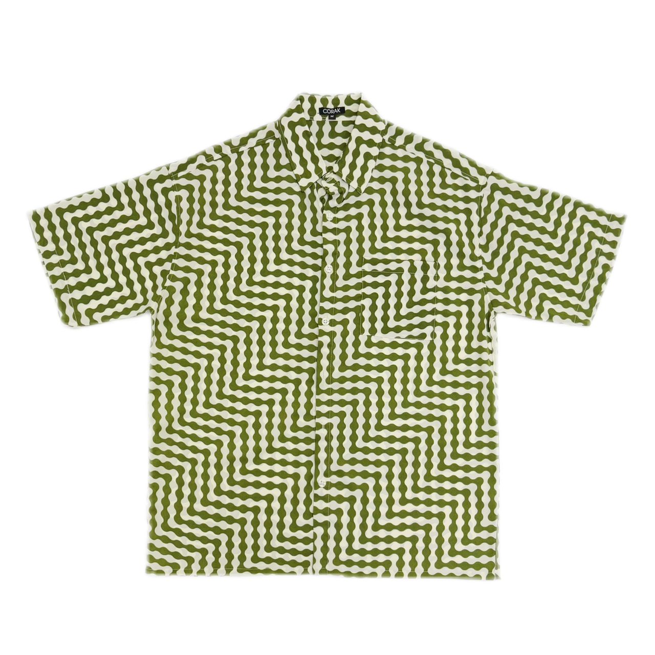 Oval Olive Green Shirt