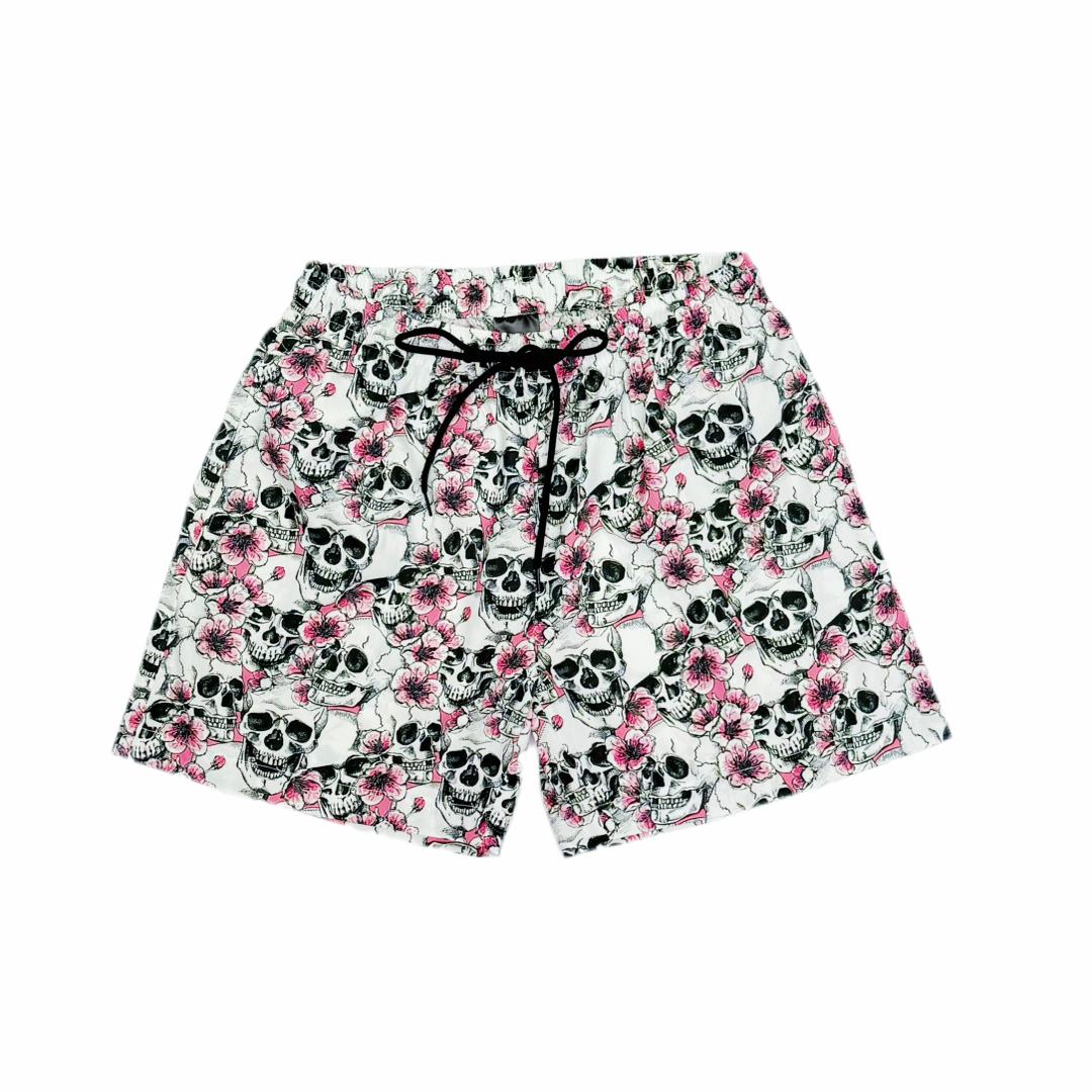 SKULL HIBISCUS SHORTS