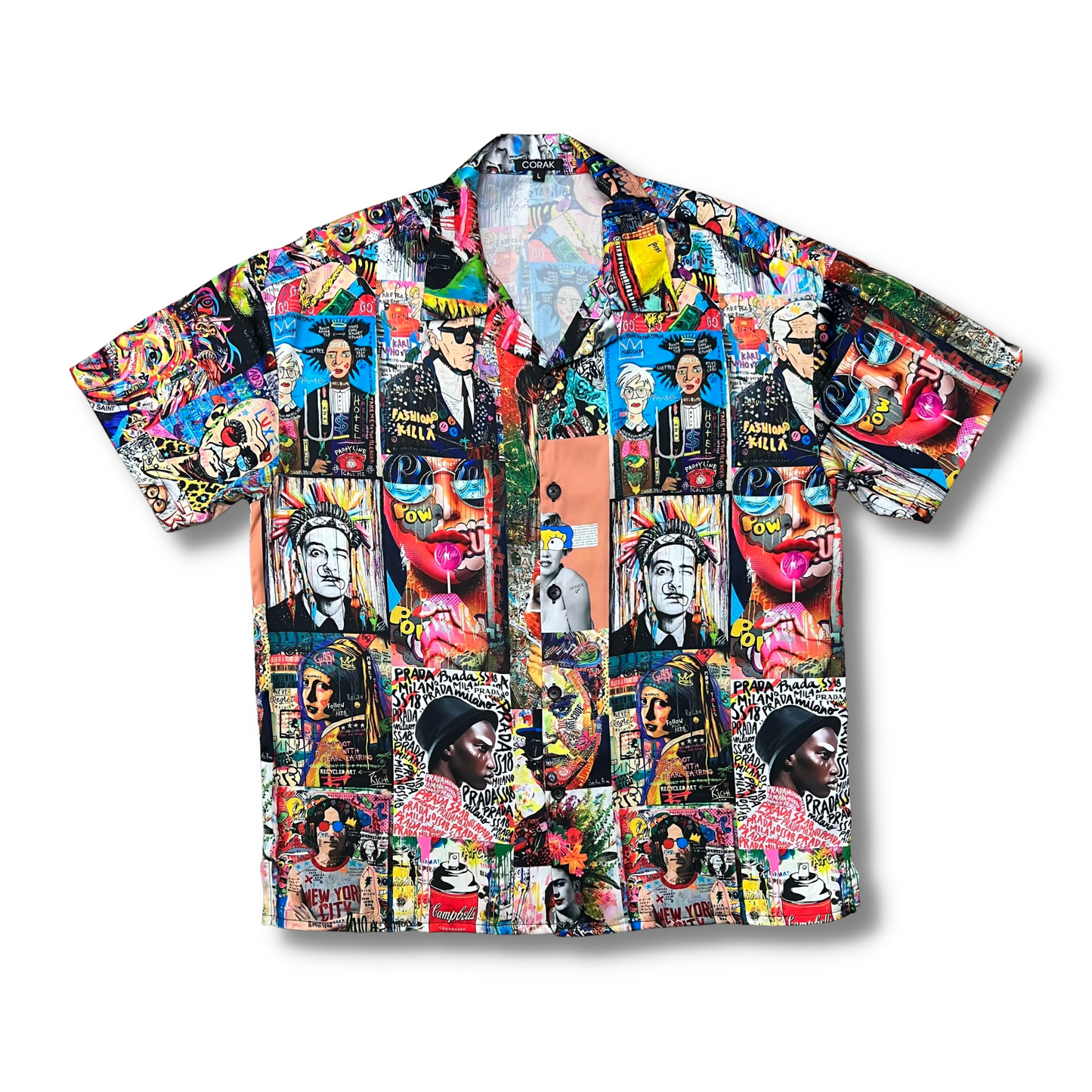 Celebrities Satin Hawaiian Set