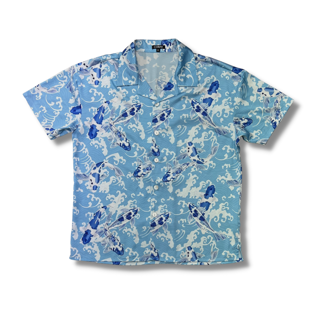 Porcelain Koi Hawaiian Set