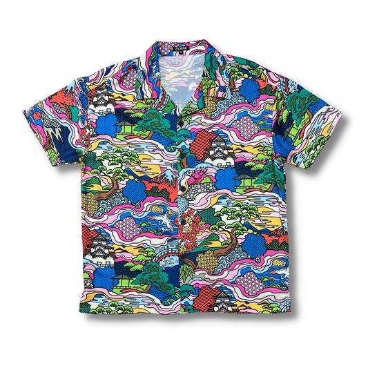 Japan Scenery Hawaiian Set