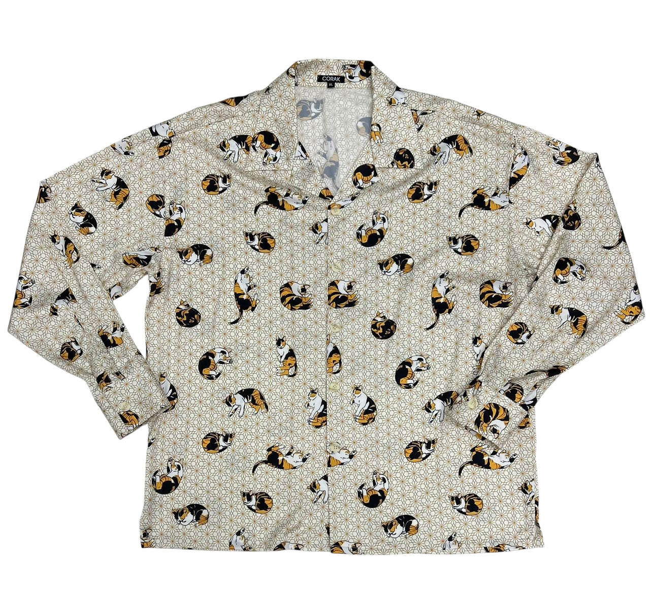 Flower Cat Long Sleeve Shirt