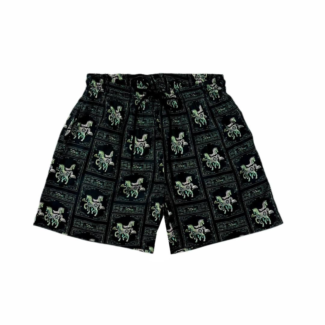 Jade Horse Pendant Shorts
