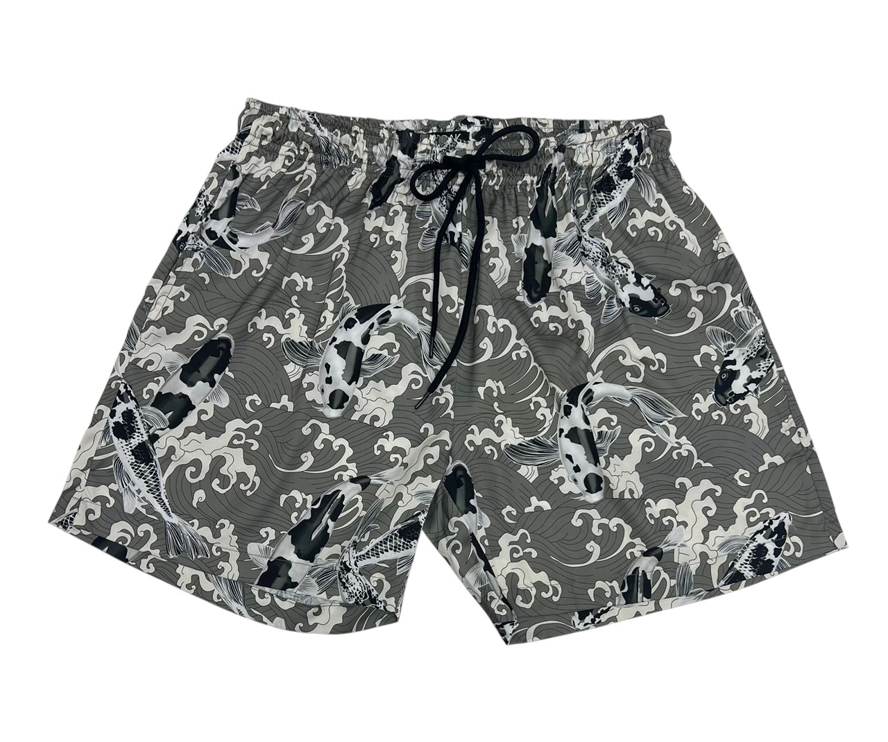 Black Koi Shorts