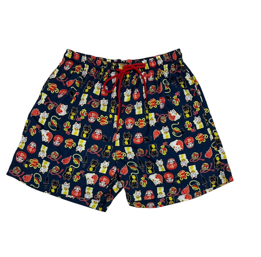 Japanese Fortune Symbols Shorts