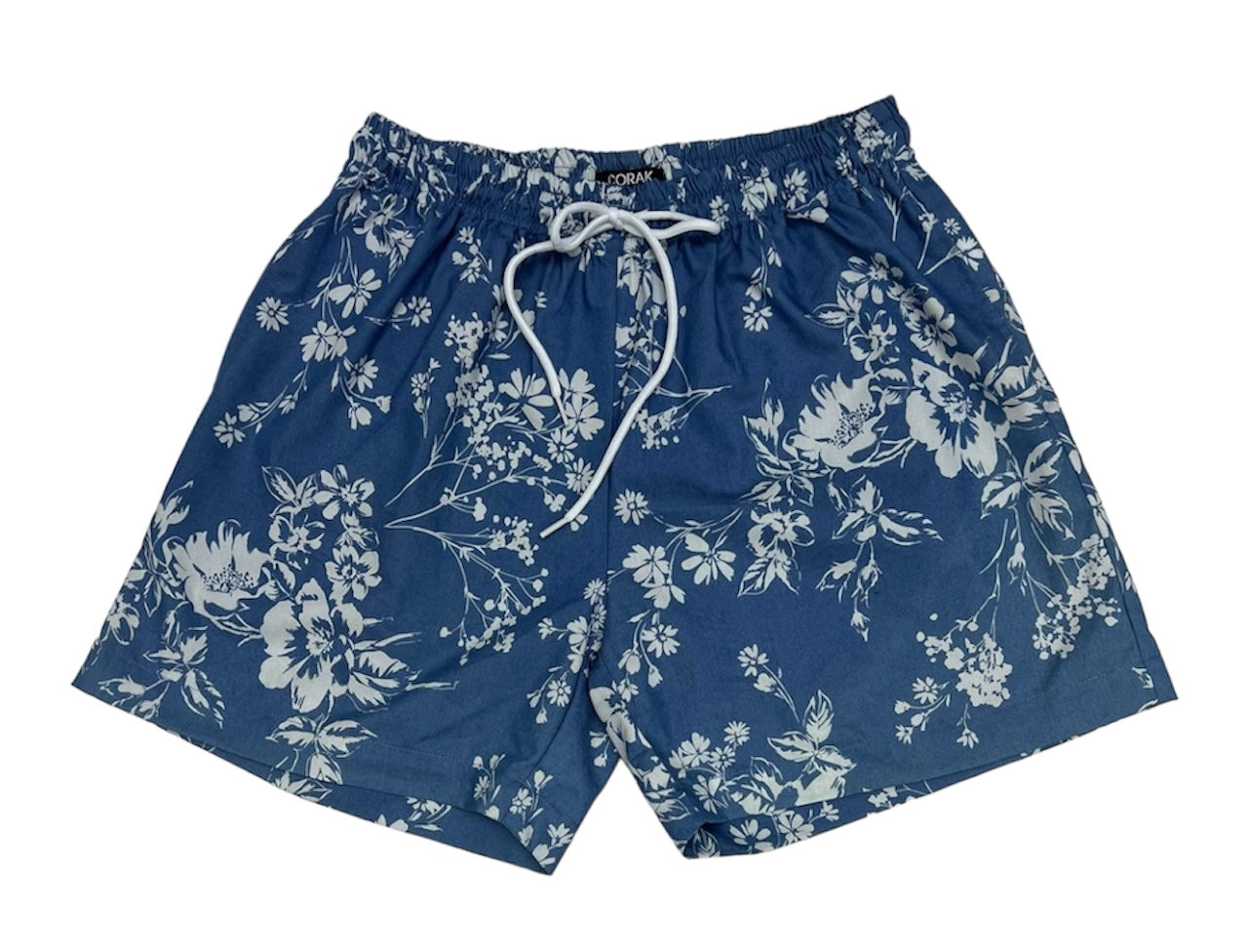 Floral Print Denim Shorts