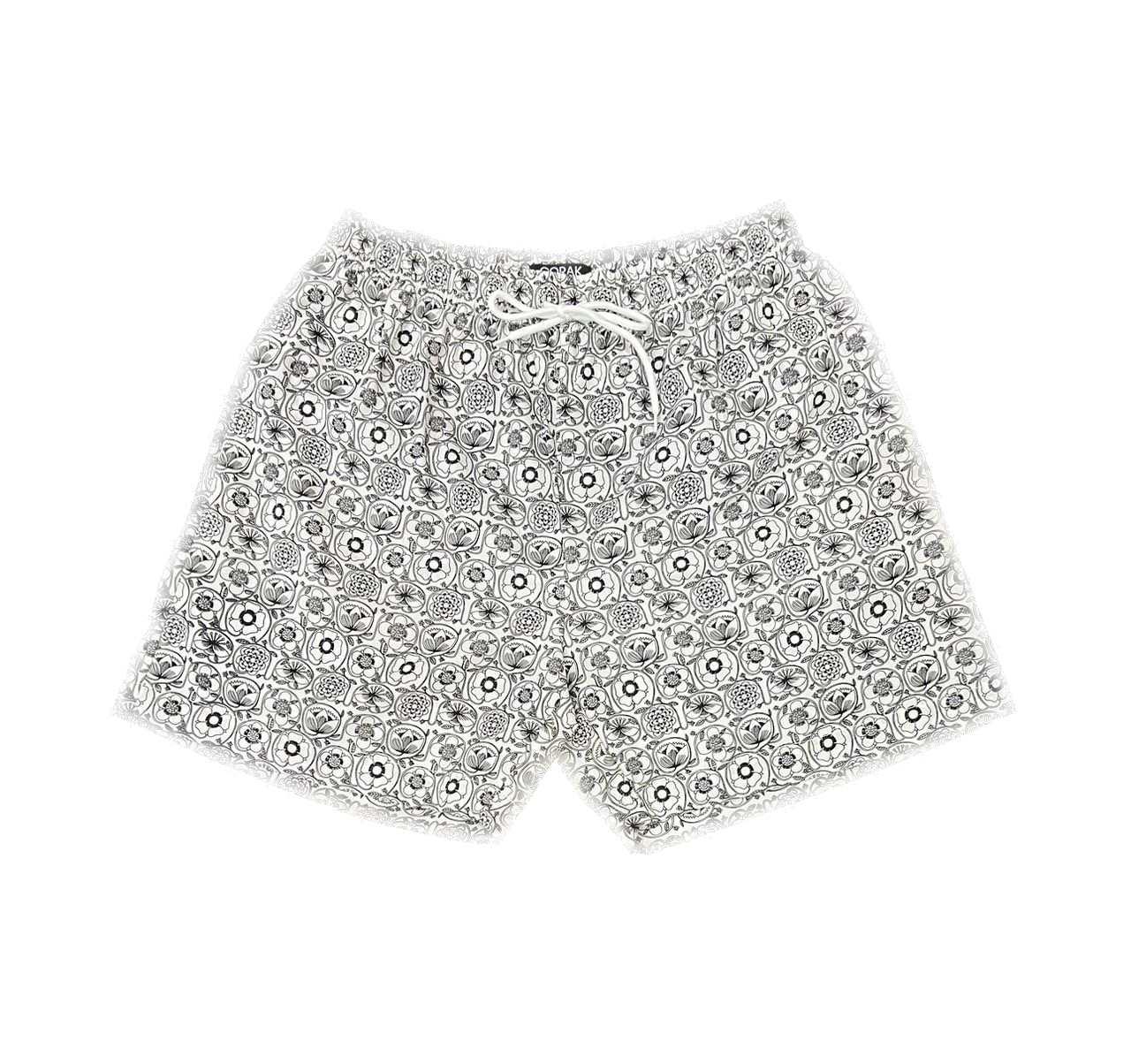 Geometric Flower Shorts