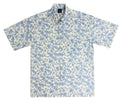 Aged Blue Floral Shirt