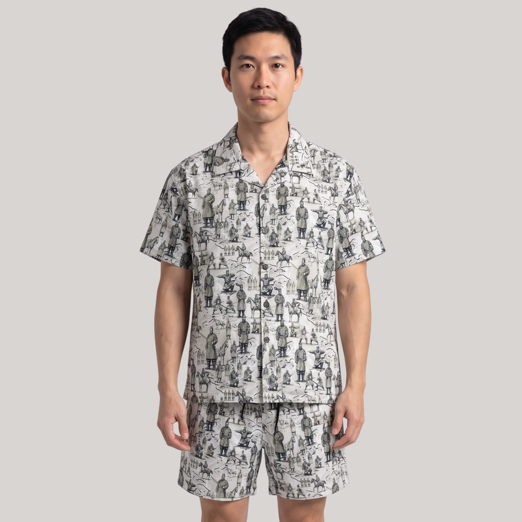 Chinese - Terracota Warriors Hawaiian Shirt / Shorts
