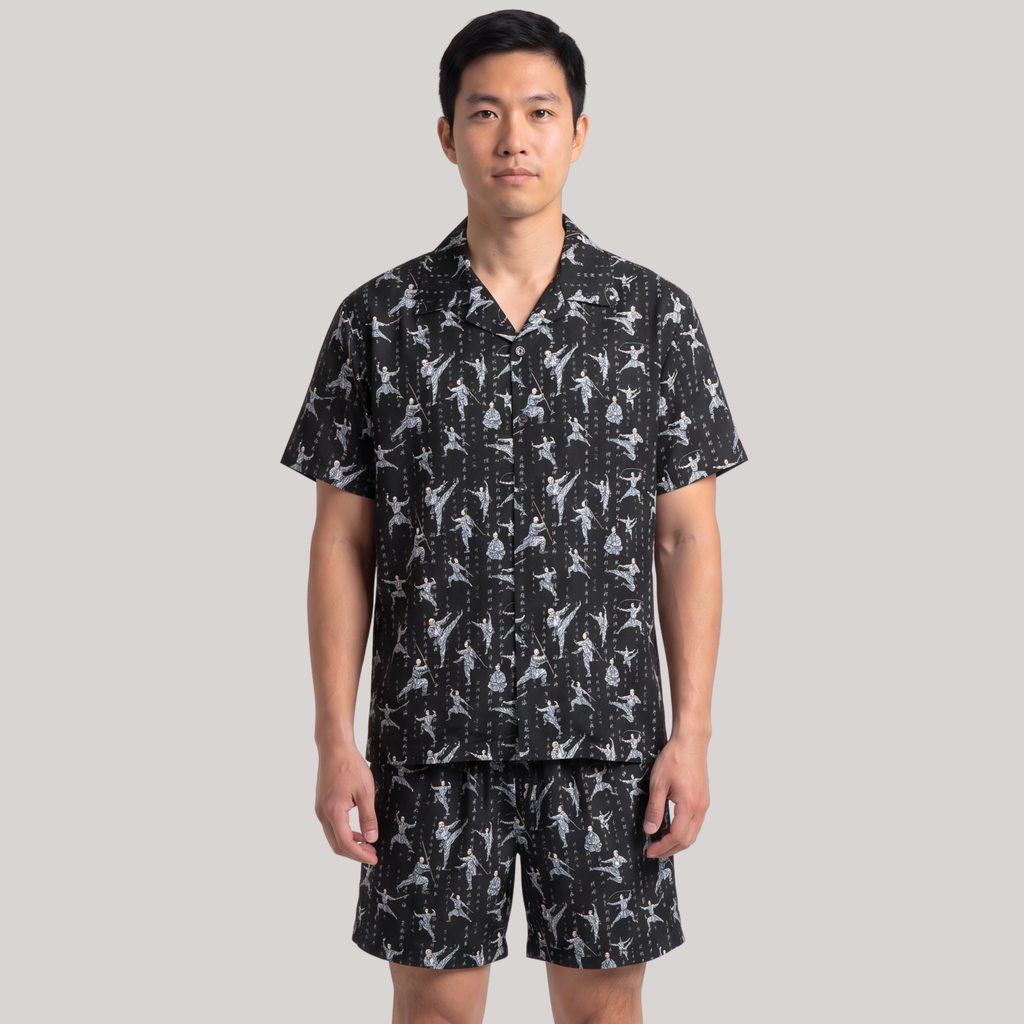 Chinese - Shaolin Monks Hawaiian Shirt / Shorts