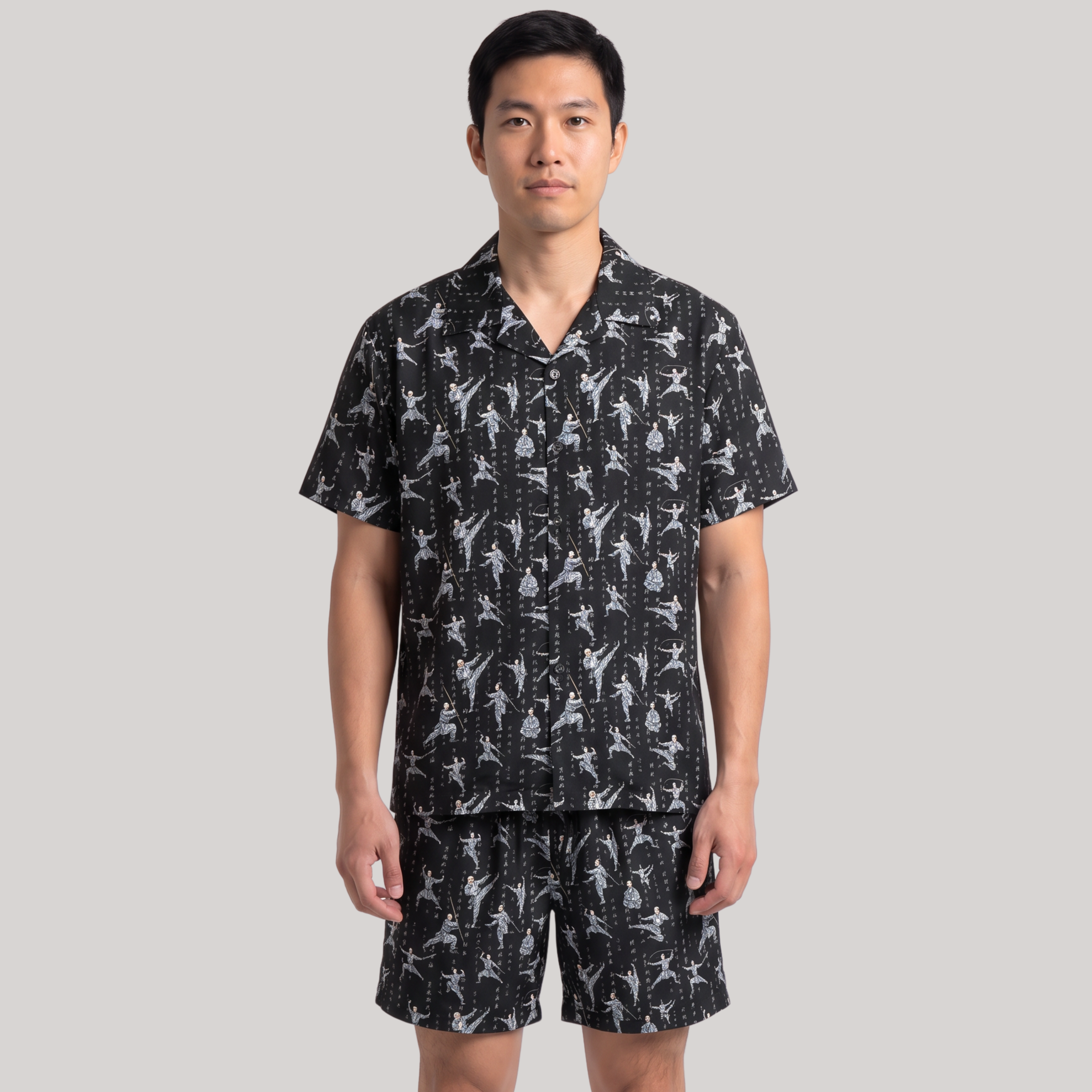 Chinese - Shaolin Monks Hawaiian Shirt / Shorts