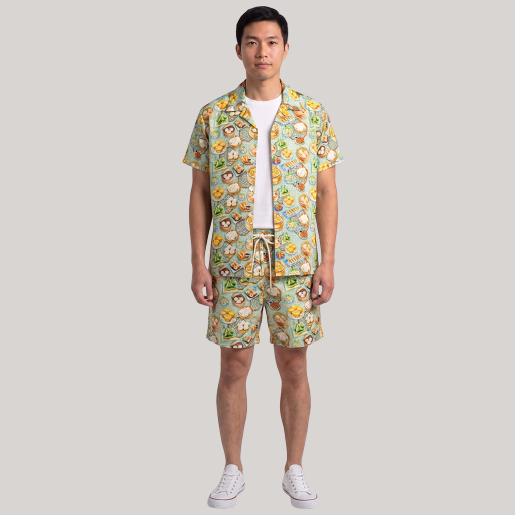 Chinese - Dim Sum Hawaiian Shirt / Shorts