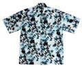 Blue Leaves & Flowers Shirt