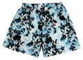 Blue Leaves & Flowers Shorts