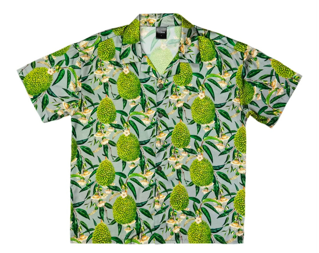 M'Sia Durian Grey Hawaiian Shirt / Shorts