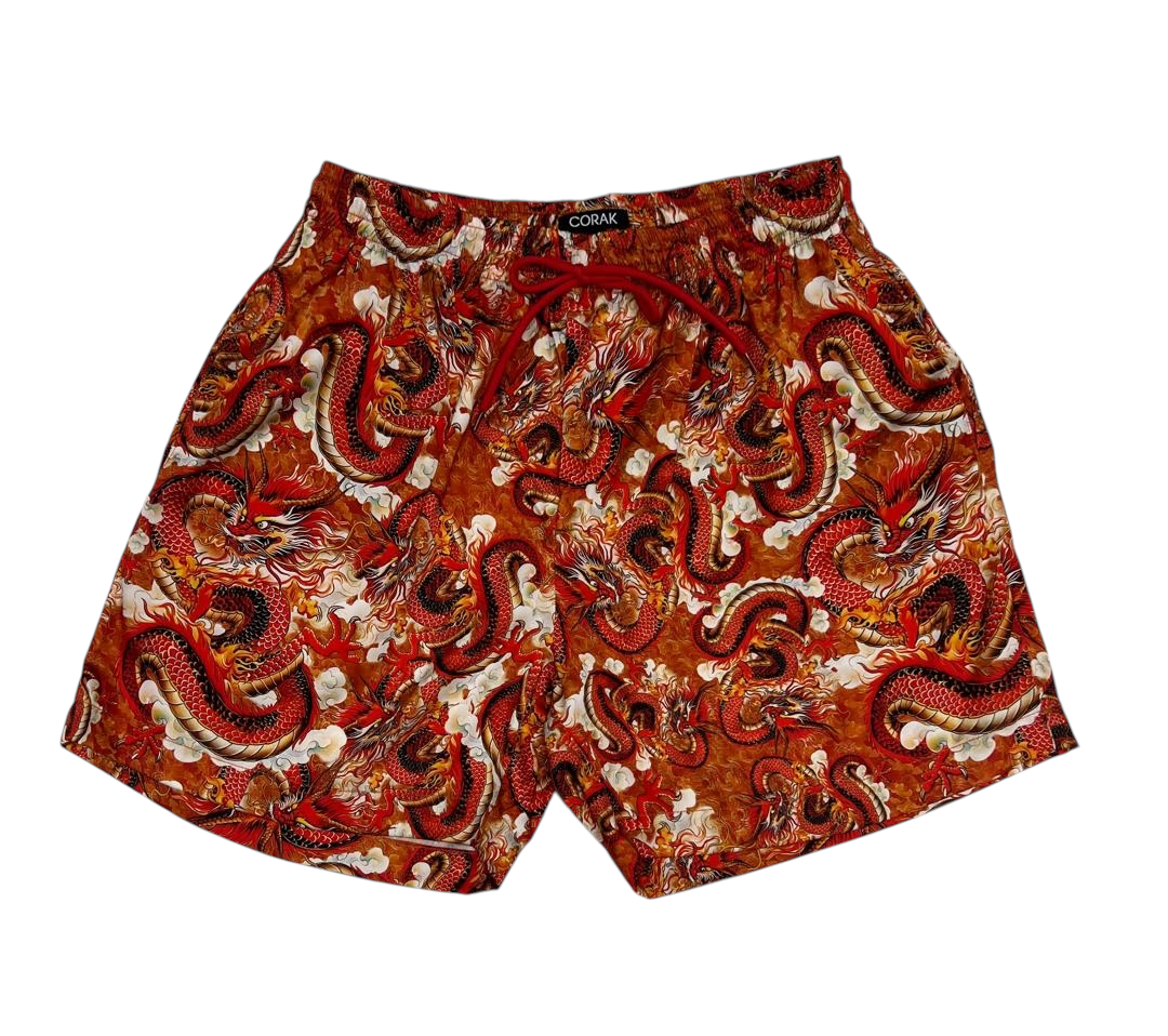 Red Dragon Shorts