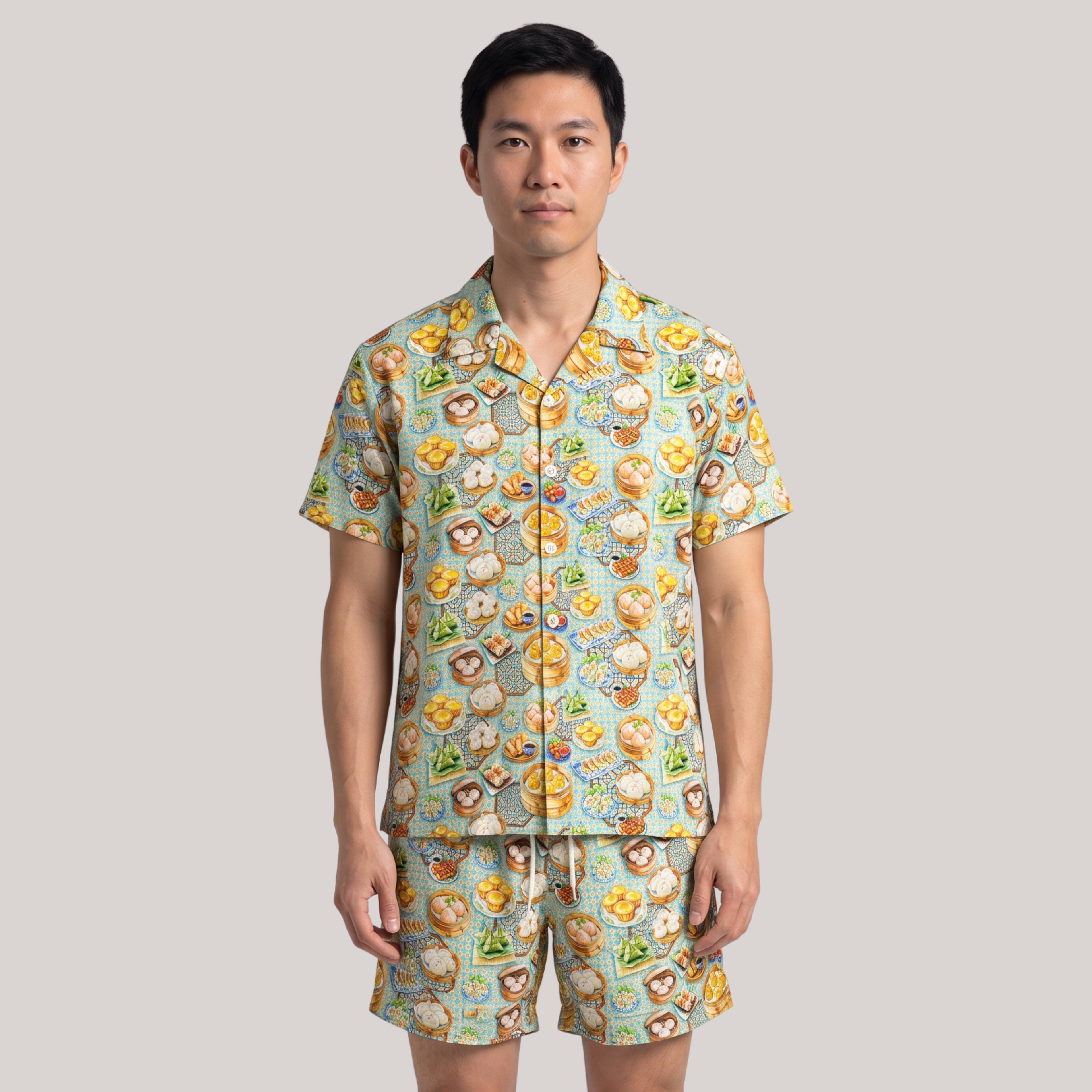 Chinese - Dim Sum Hawaiian Shirt / Shorts