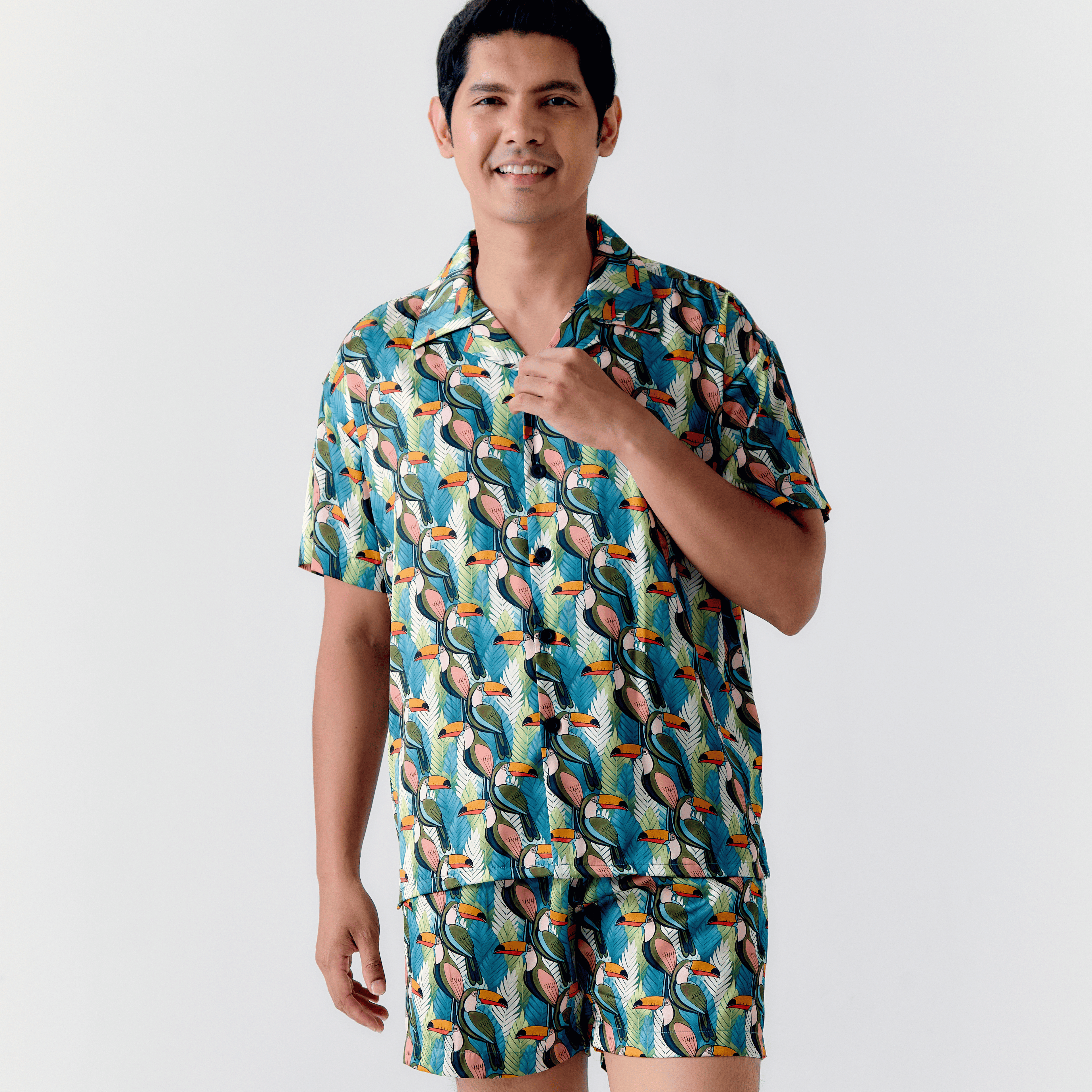 M'Sia Beautiful Hornbill Hawaiian Shirt / Shorts
