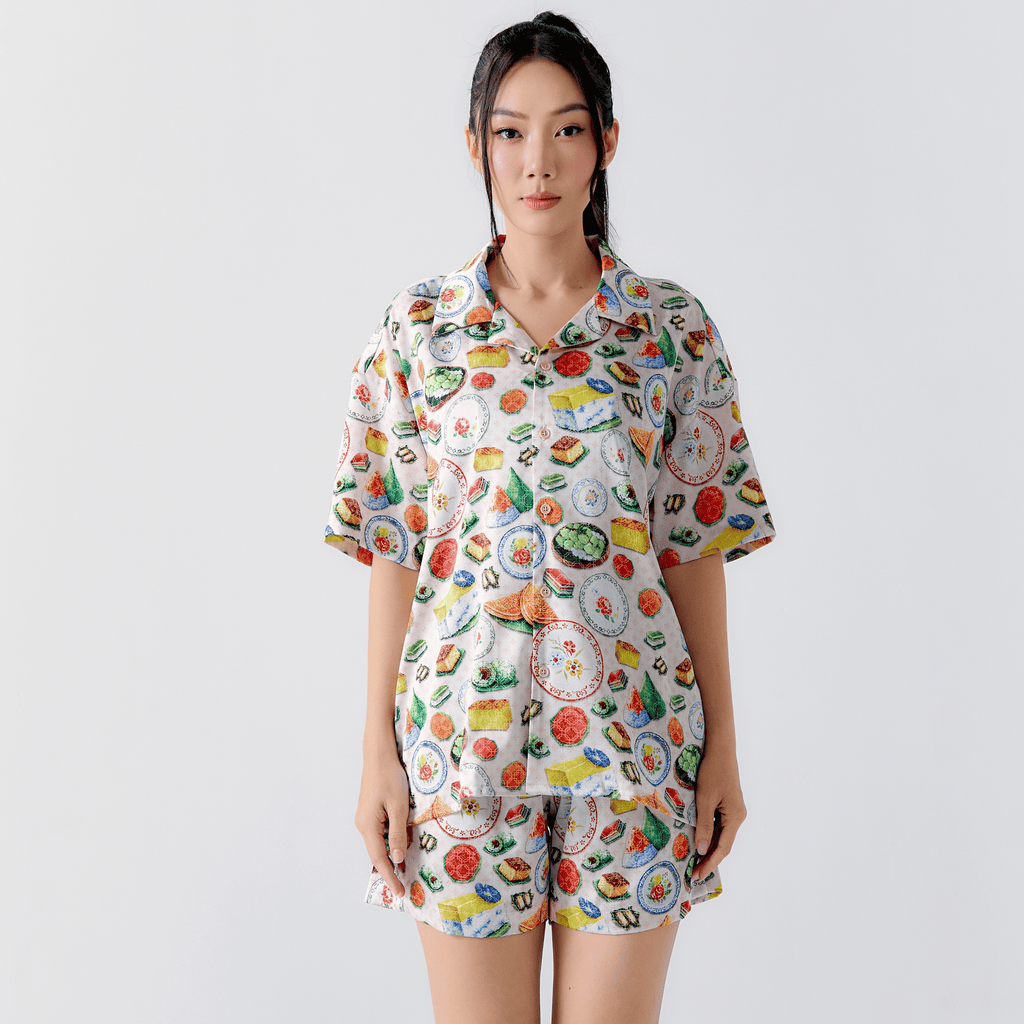 M'Sia Nyonya Kuih Hawaiian Shirt / Shorts