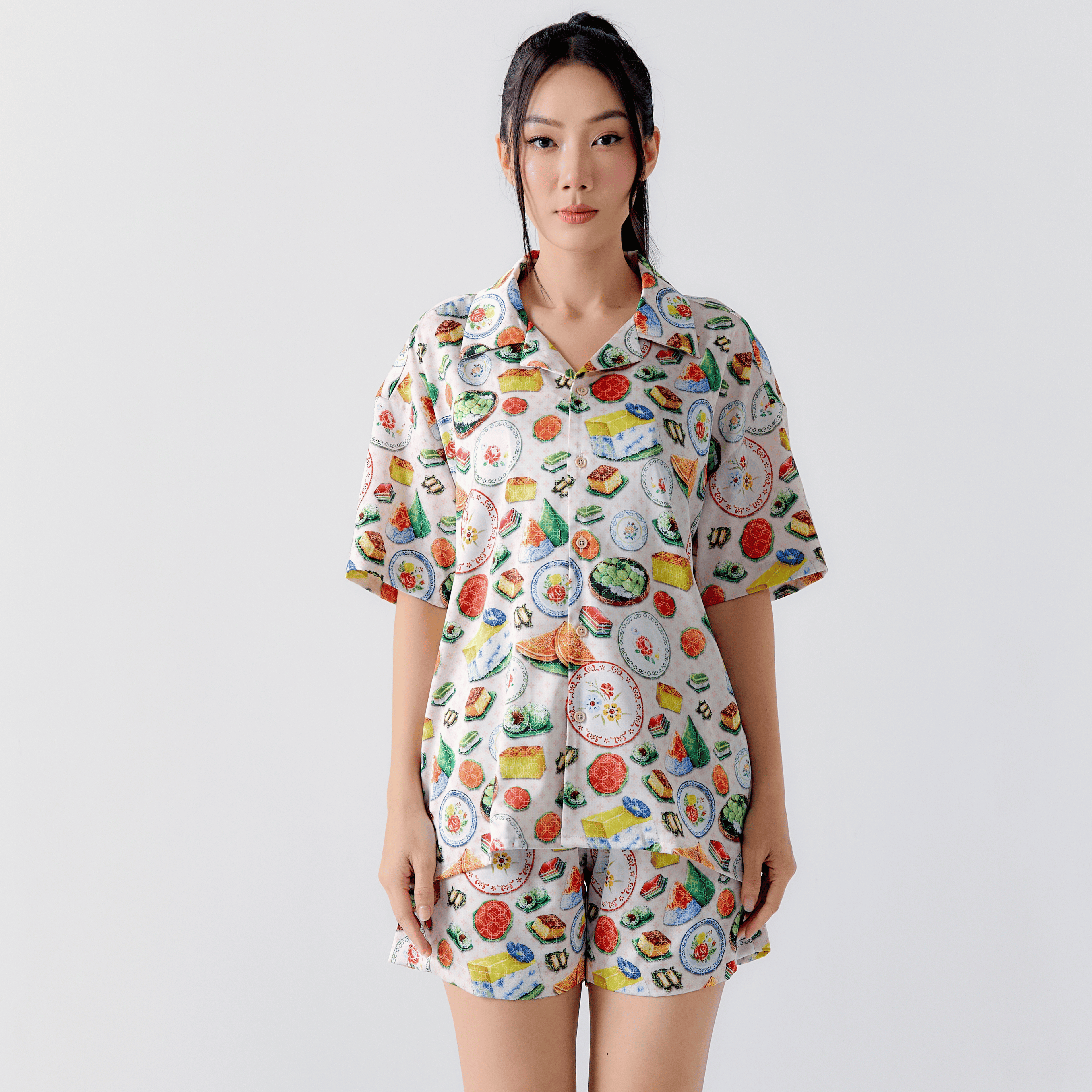 M'Sia Nyonya Kuih Hawaiian Shirt / Shorts