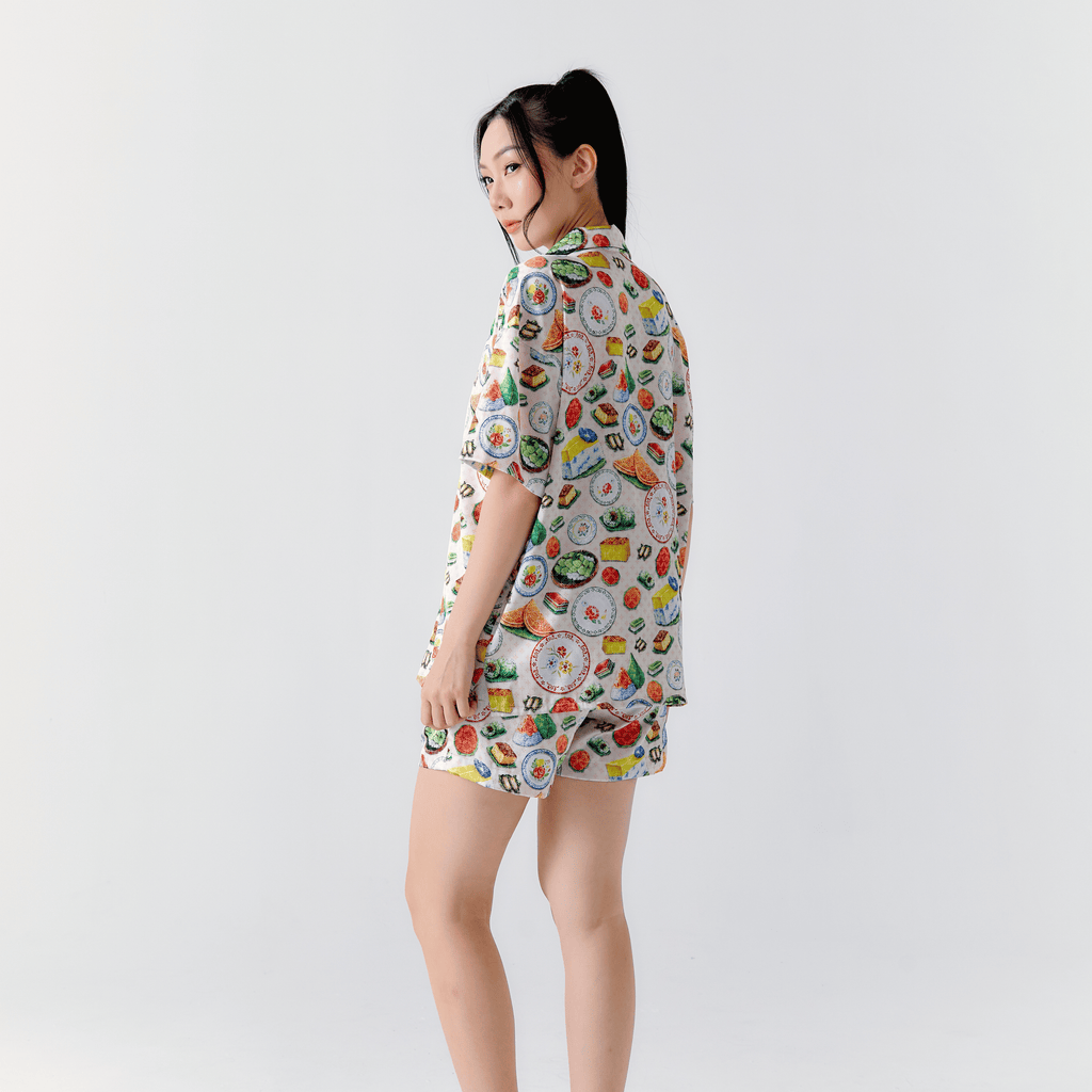 M'Sia Nyonya Kuih Hawaiian Shirt / Shorts