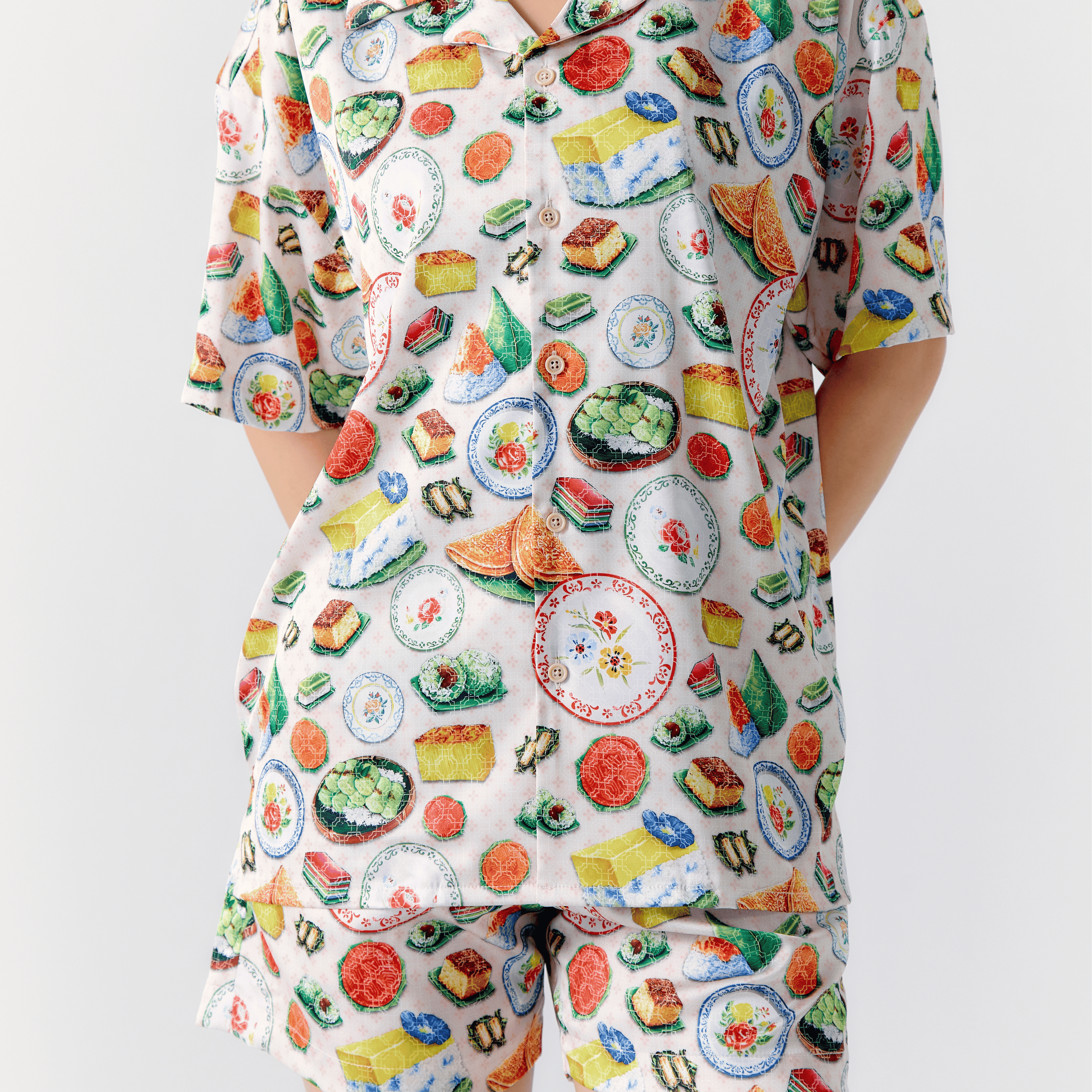 M'Sia Nyonya Kuih Hawaiian Shirt / Shorts