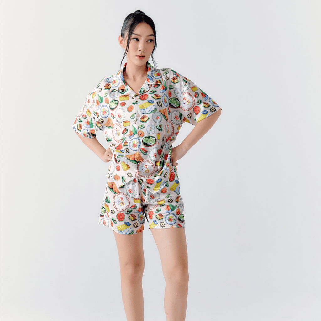 M'Sia Nyonya Kuih Hawaiian Shirt / Shorts