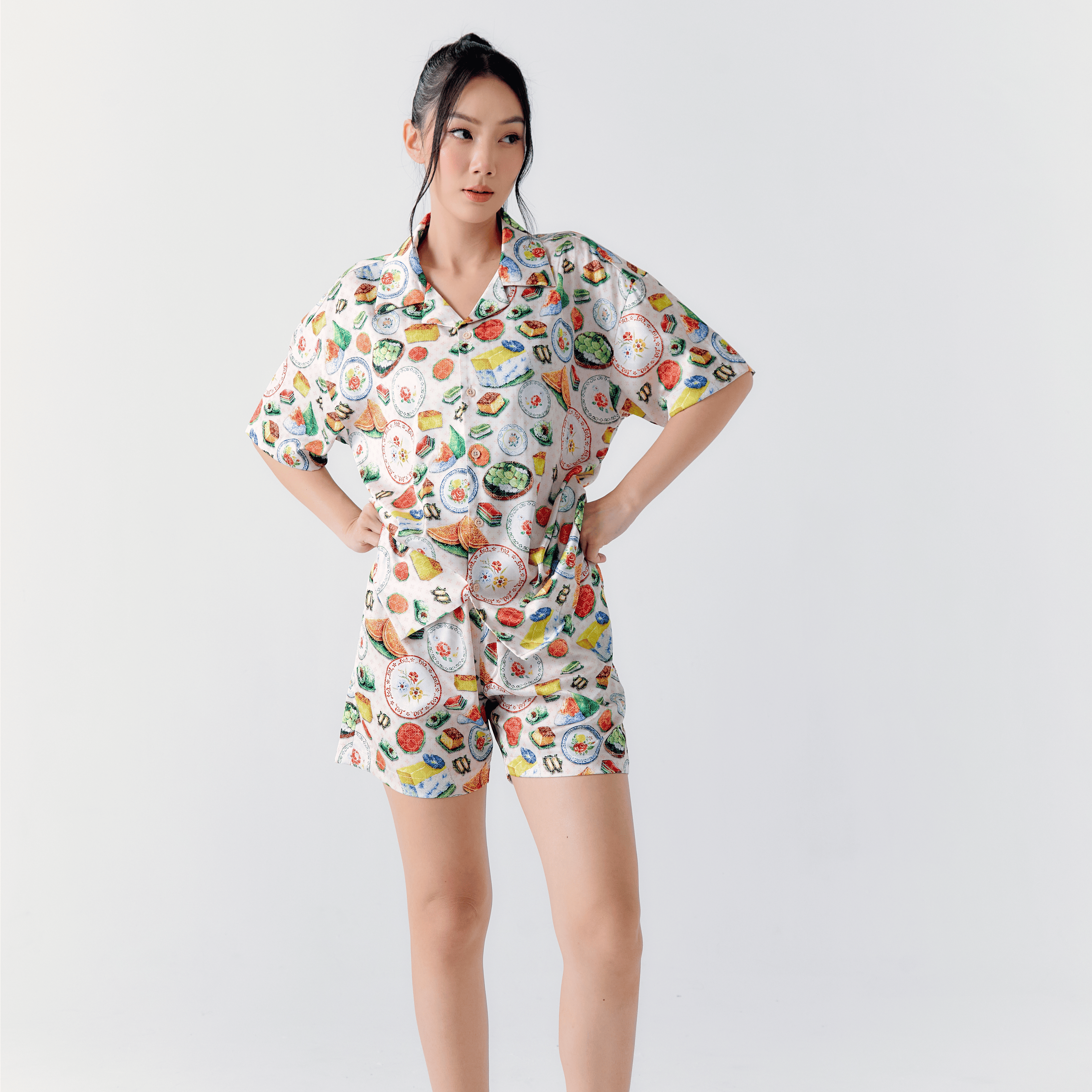 M'Sia Nyonya Kuih Hawaiian Shirt / Shorts
