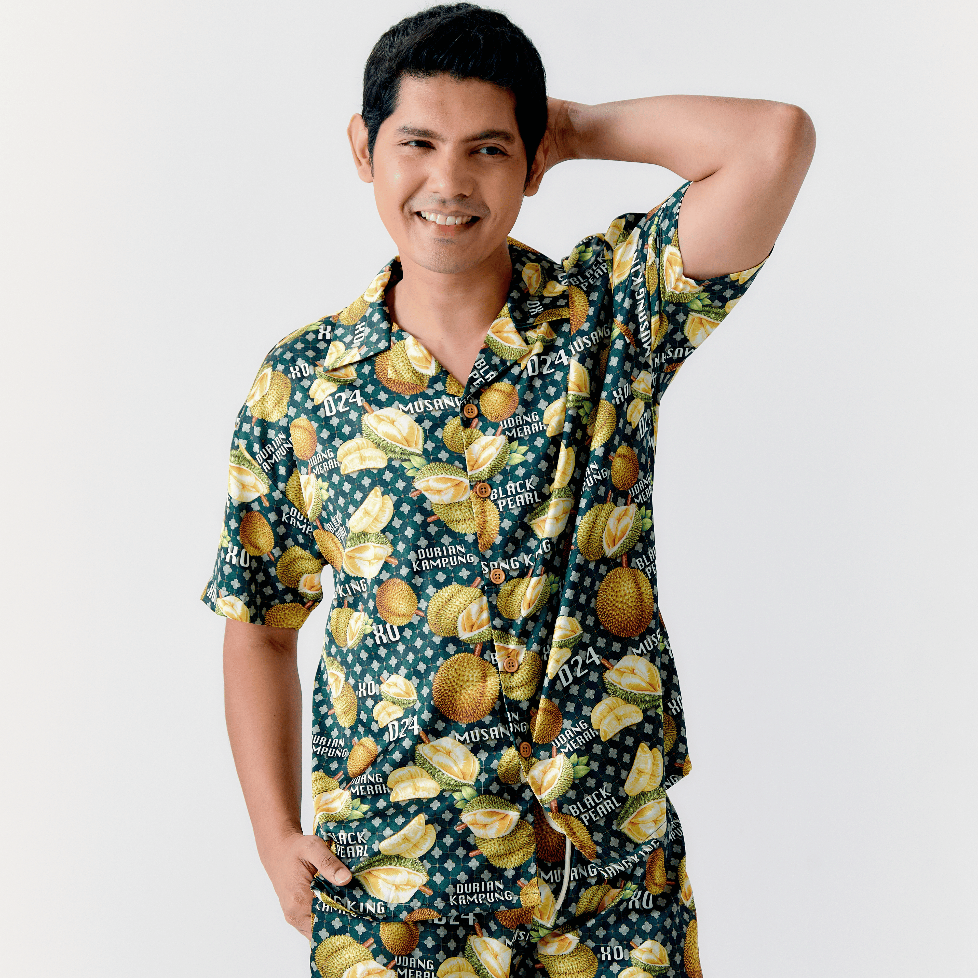 M'Sia Know Your Durian Hawaiian Shirt / Shorts