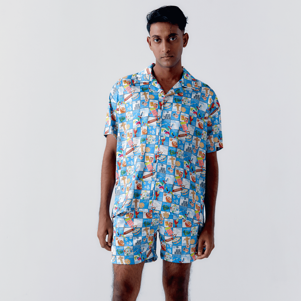 M'Sia Local Games Hawaiian Shirt / Shorts