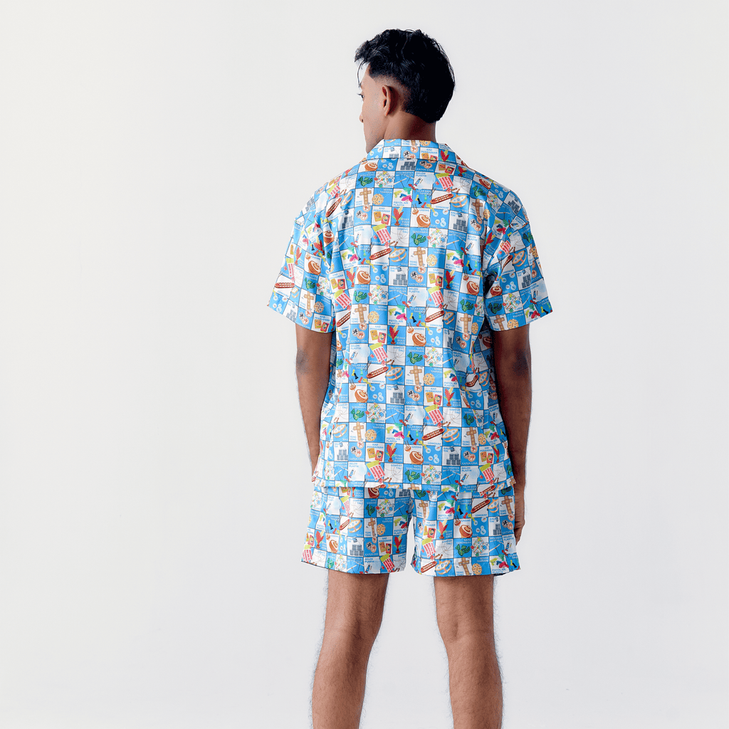 M'Sia Local Games Hawaiian Shirt / Shorts