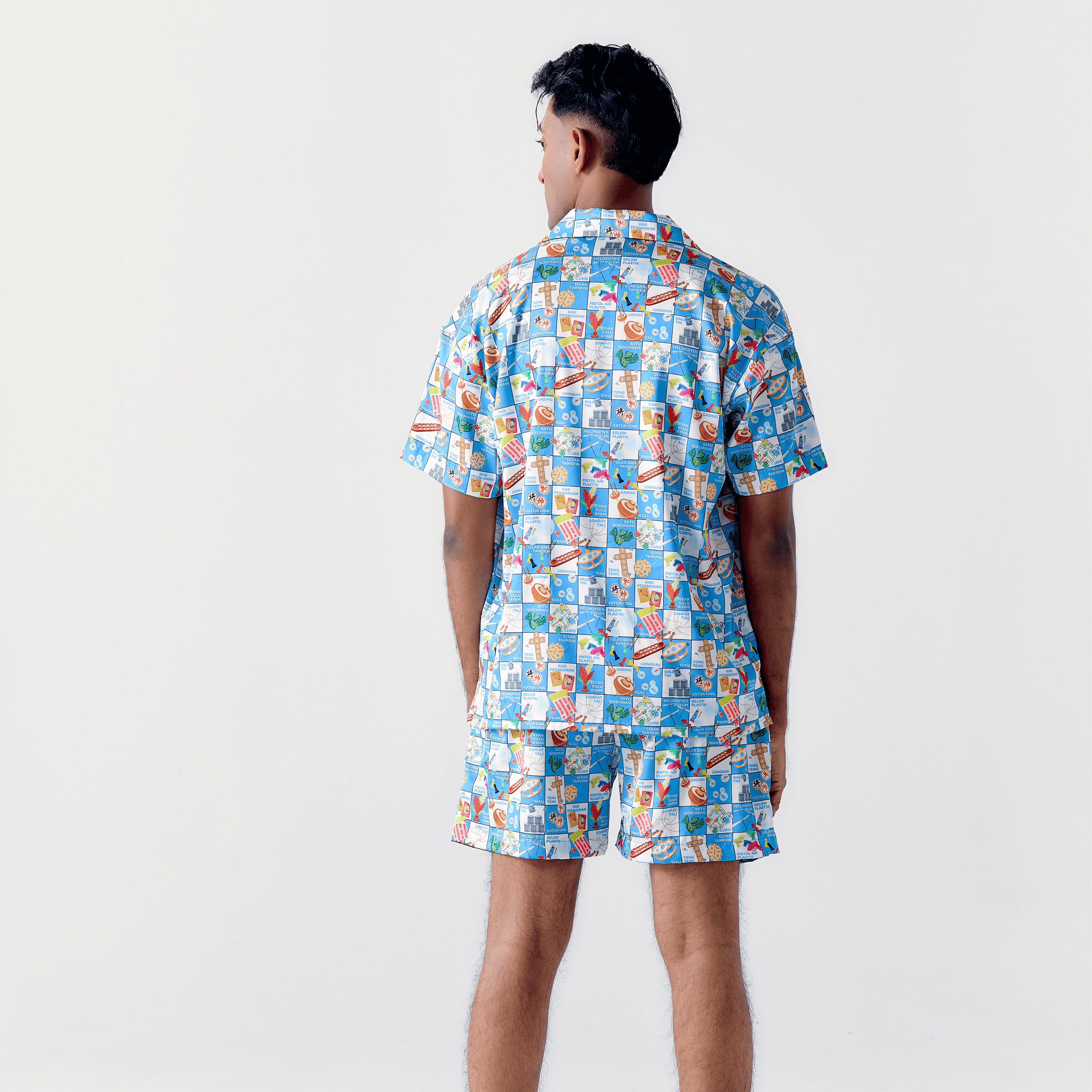 M'Sia Local Games Hawaiian Shirt / Shorts