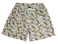 White Hibiscus Shorts