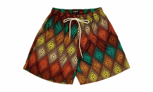 Retro Diamond Shorts