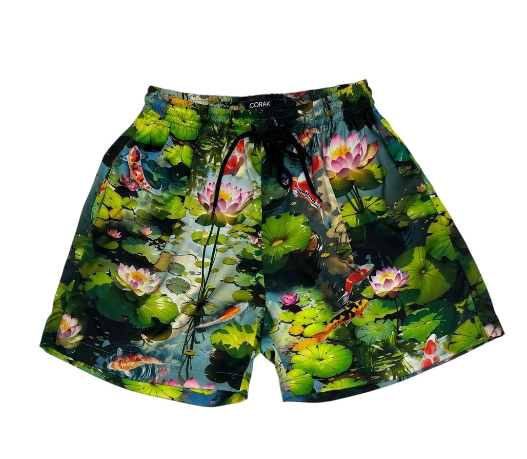 Koi Lotus Shorts