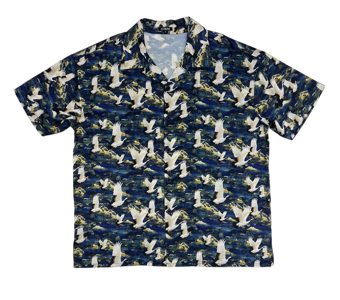 Blue Cloud Crane Shirt