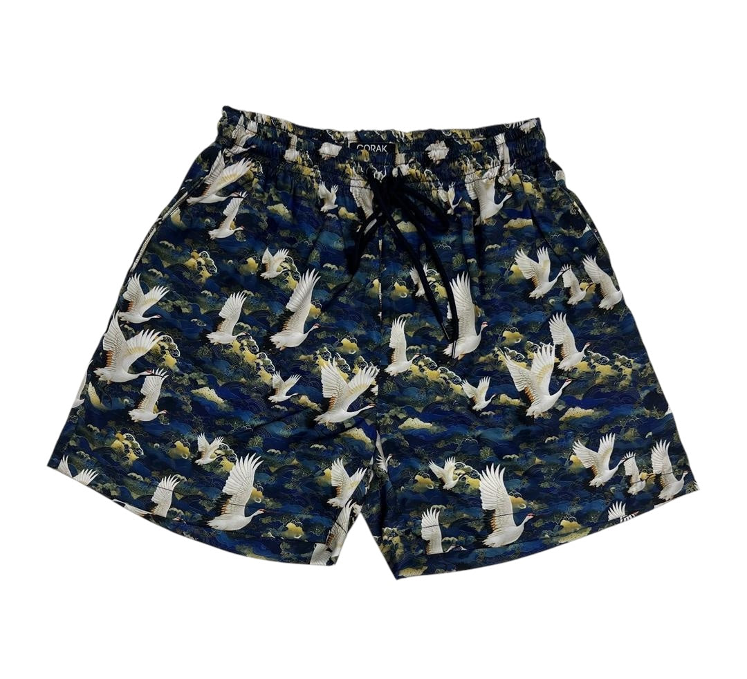 Blue Cloud Crane Shorts